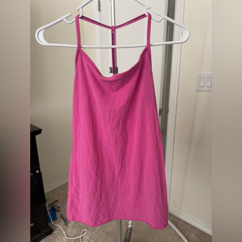 Pink lightweight Lululemon Tank